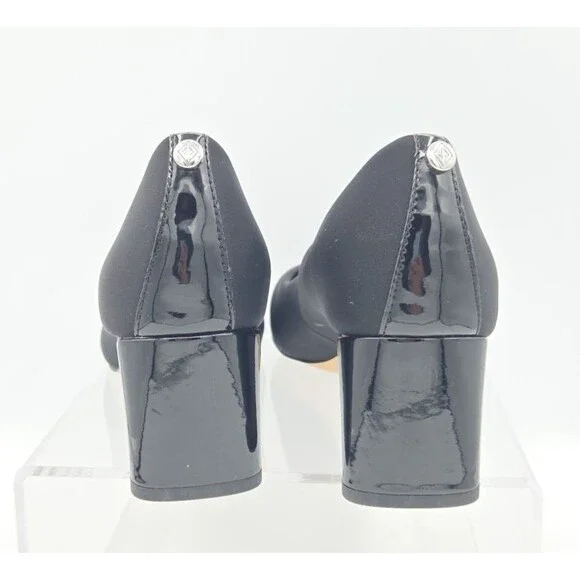 Donald Pliner Black Women's Size 8.5 Block Heel Square Toe  Audrey  EUC - Picture 6 of 8